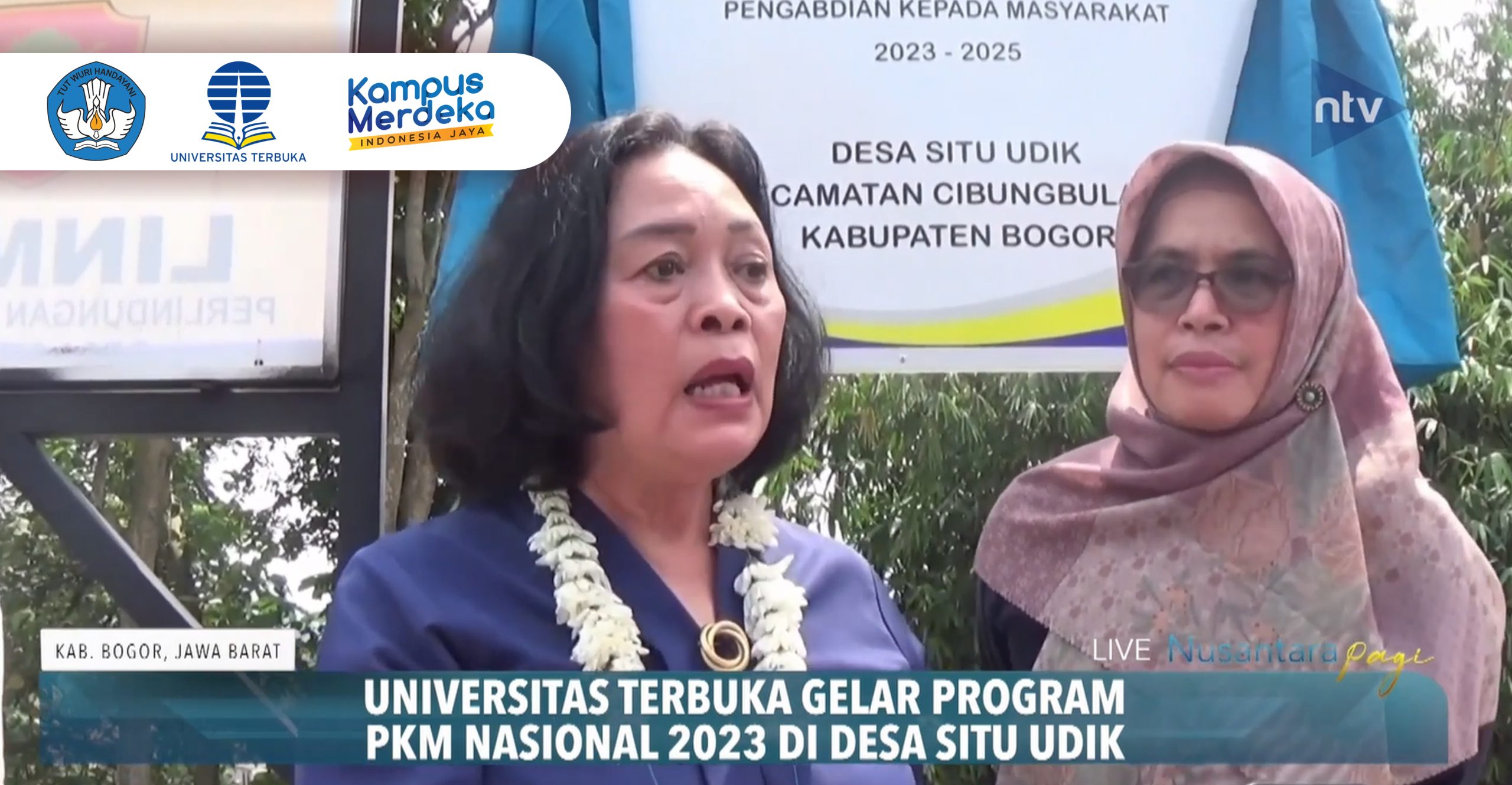 Universitas Terbuka Gelar Program PKM Nasional 2023 Di Desa Situ Udik