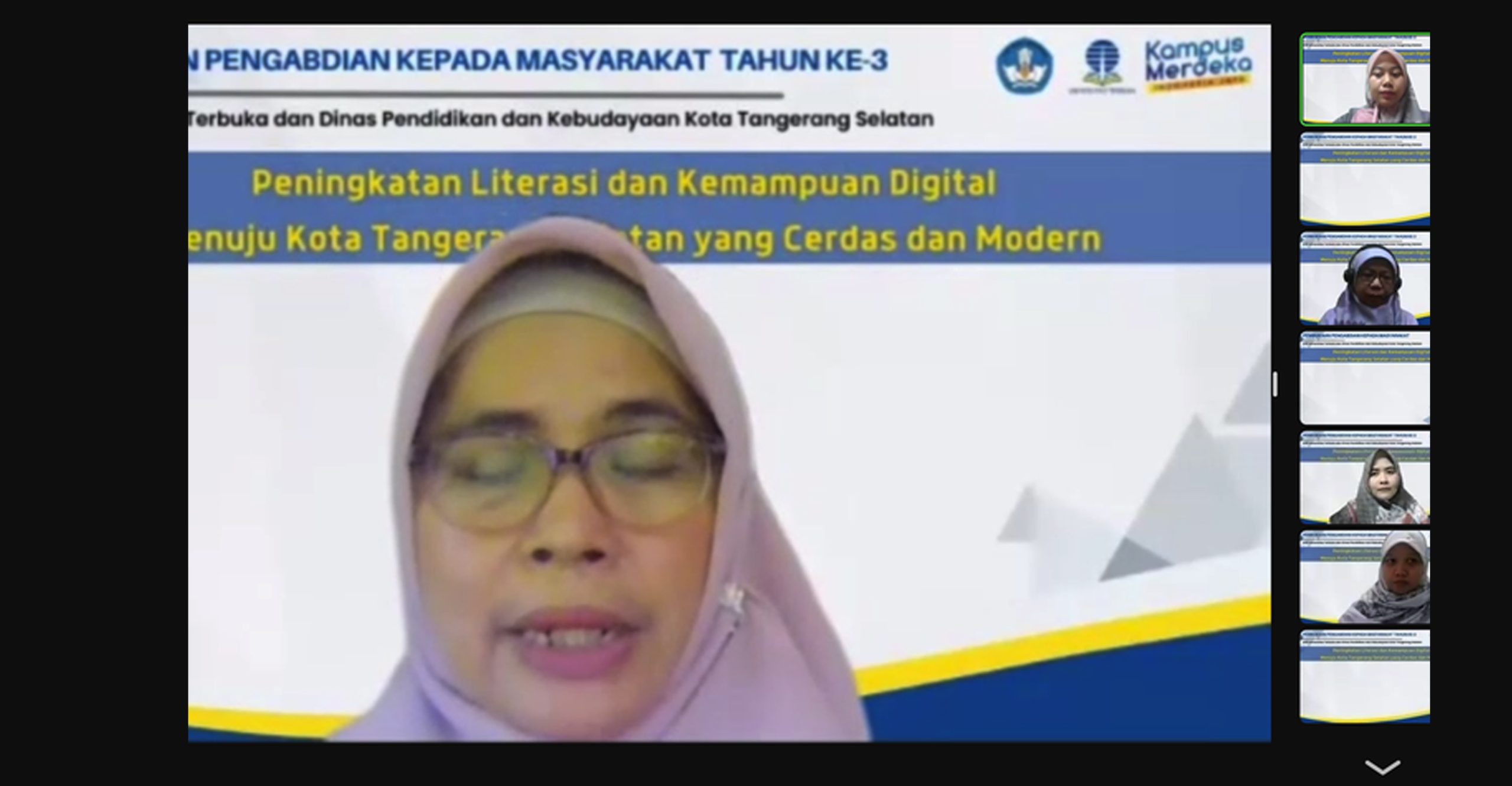 FKIP UT Perkuat Kompetensi Guru Kota Tangsel lewat Pengabdian Masyarakat