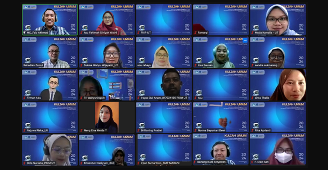 Kuliah Umum Prodi S1 Pendidikan Kimia FKIP Universitas Terbuka: AI dalam Penulisan Artikel Ilmiah