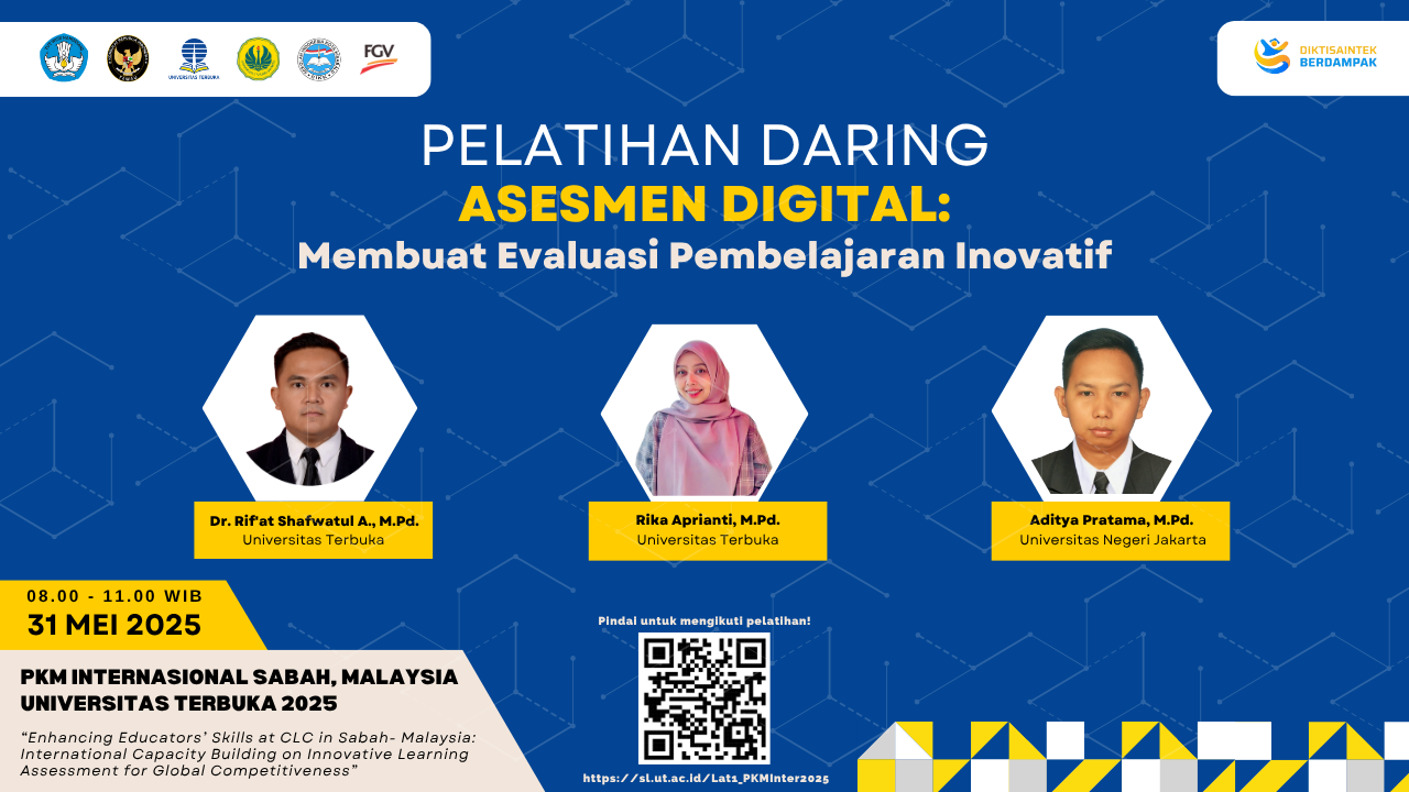 Pelatihan Perdana PkM Internasional UT 2025: Pendidik CLC di Sabah Dalami Asesmen Digital Inovatif