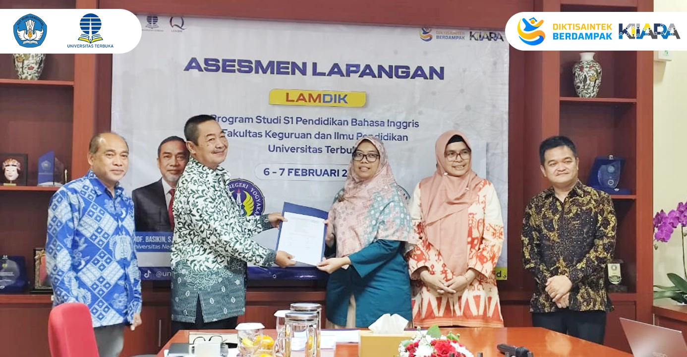 LAMDIK Laksanakan Asesmen Lapangan Program Studi Pendidikan Bahasa Inggris FKIP UT